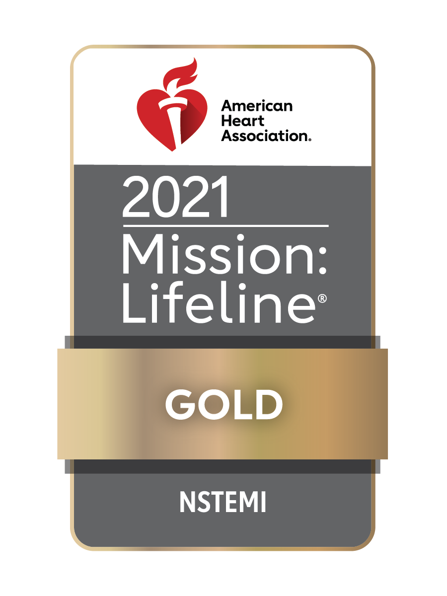 American Heart Association 2021 Mission: Lifeline Gold Plus - NSTEMI