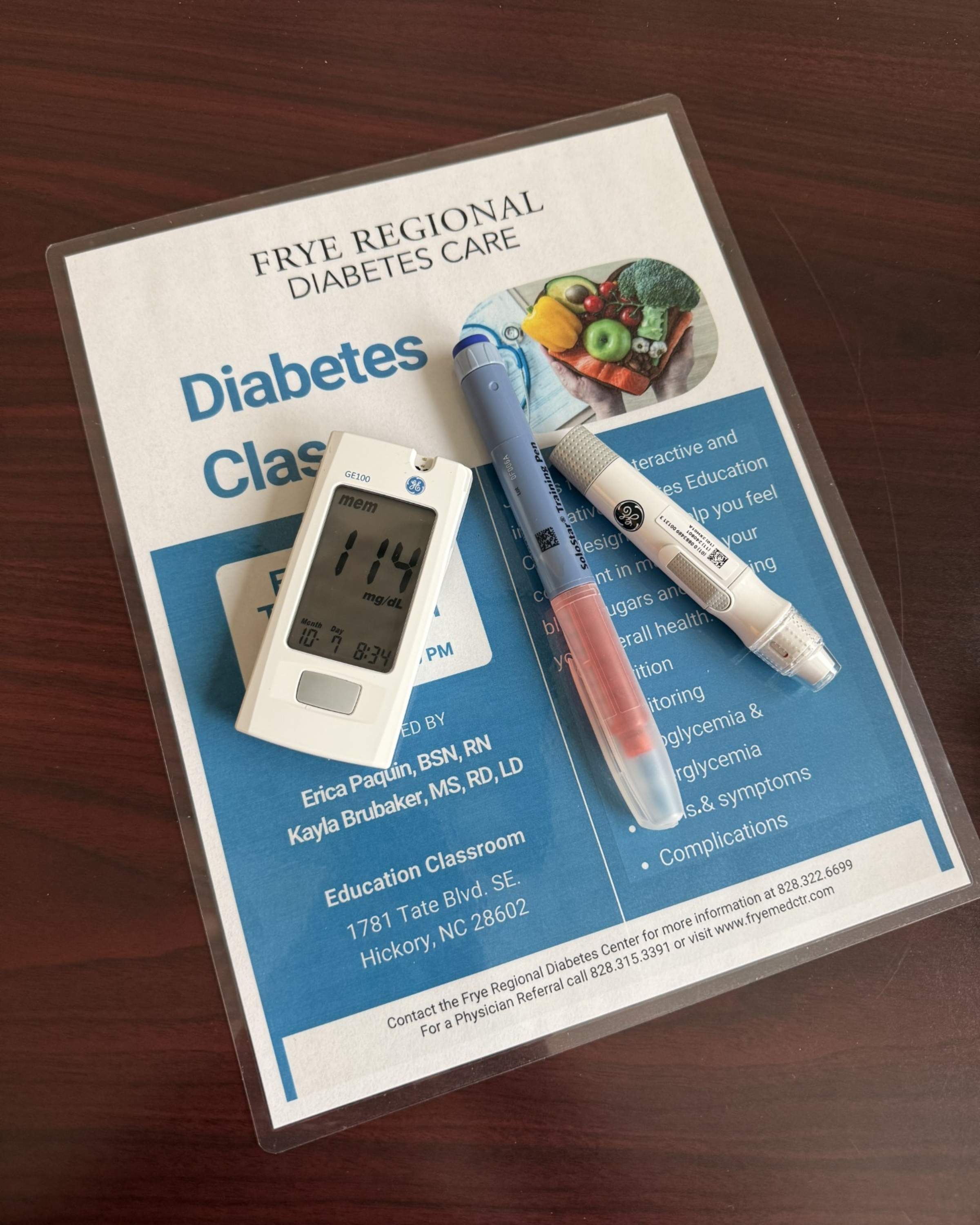Frye Regional Medical Center Offers Monthly Diabetes Programs