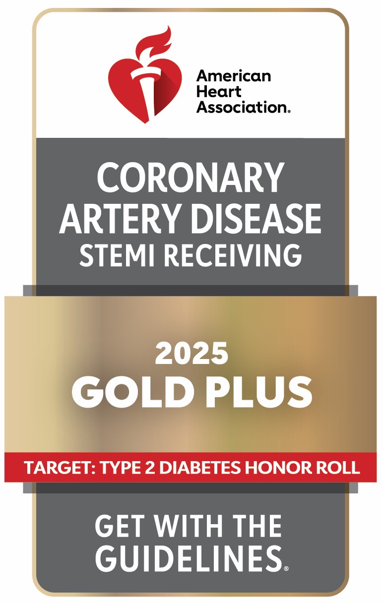AMA Get with the Guidelines 2025 Gold Plus for Coronary Artery Disease STEMI Receiving