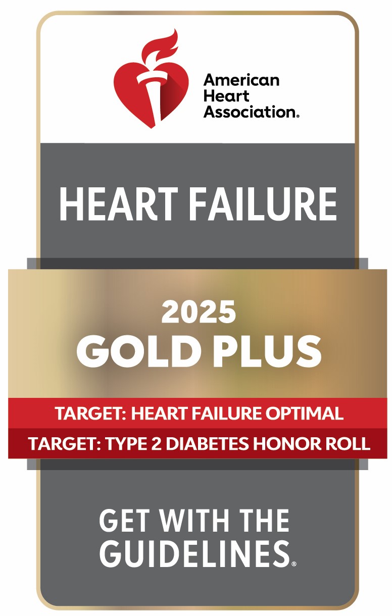AMA Get with the Guidelines 2025 Gold Plus for Heart Failure