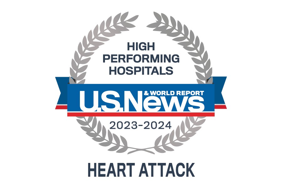 US News & World Report High Performing Hospital for Heart Attack