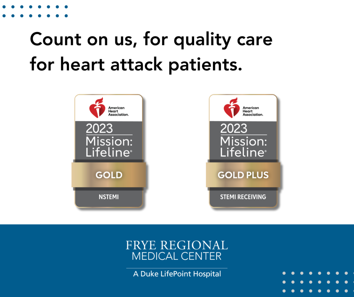 Count on us, for quality care for heart attack patients